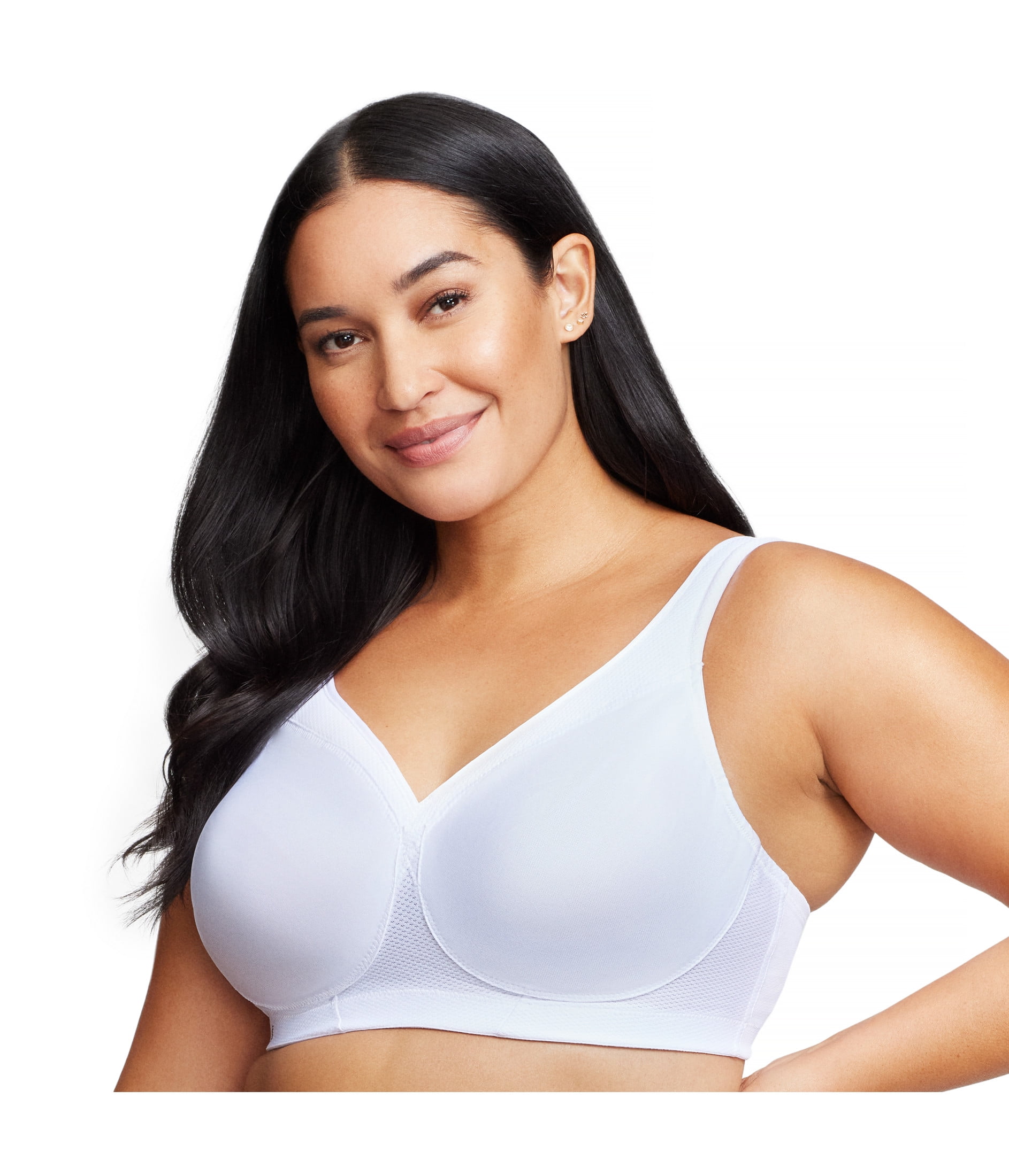 Glamorise MagicLift Seamless Sports Wirefree Bra 1006 (Women's & Women's Plus)