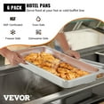 thumbnail image 6 of VEVOR 6pk Full Size Stainless Steel Steam Table Pans (2.6" Deep), 6 of 12