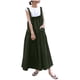 thumbnail image 1 of Falda con tirantes para mujer: tirantes largos, bolsillos grandes, por encima de la rodilla, vestido informal de verano, 1 of 5