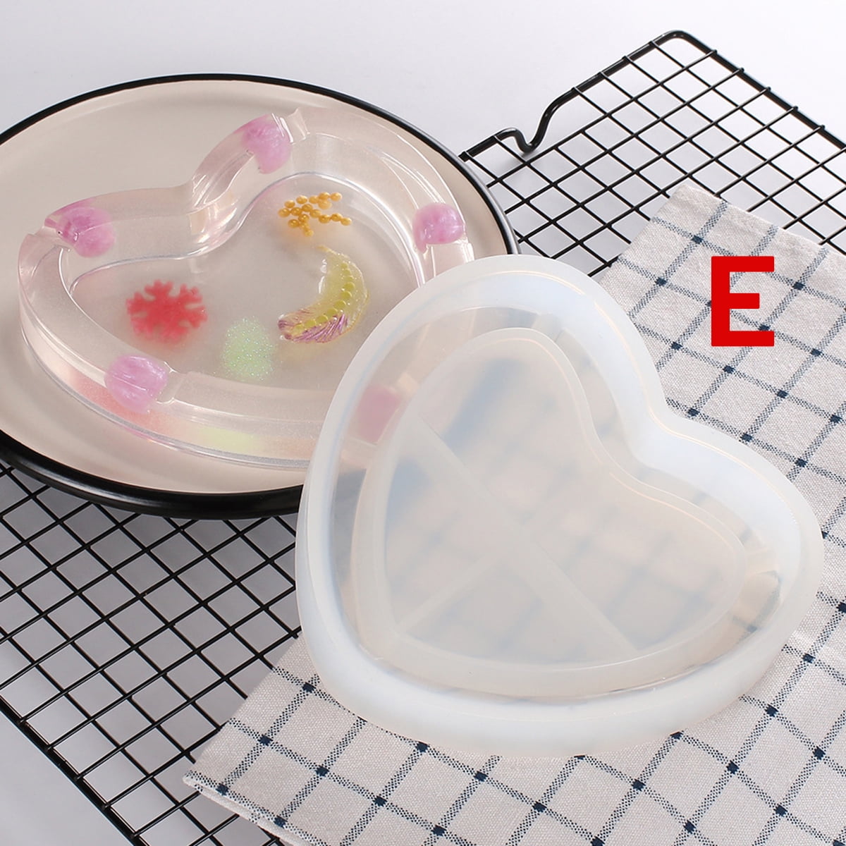 Silicone Ashtray Mold Resin Jewelery Making Mould Casting Epoxy DIY Craft Tool 