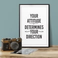 thumbnail image 3 of Designs ByLITA Your Attitude Determines Your Direction 11 x 14 UNFRAMED Print Motivational Fun Wall Art, 3 of 3