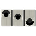 thumbnail image 5 of SHENIFY Black Boho Wall Art 16x24in3pcs Black Framed Geometric Decor Bedroom Prints Ready To Hang for Bedroom, 5 of 7