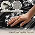 thumbnail image 6 of ODIKA 4'x6' Washable Area Rug Pet Friendly, Non-Shedding Under Rectangular Farmhouse Checkered Grid Seasonal Striped Doormat for Bedroom, Reading Nook, 6 of 7
