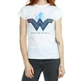 thumbnail image 3 of DC Comics Womens Wonder Woman Warrior Logo Cotton T-Shirt, 3 of 5