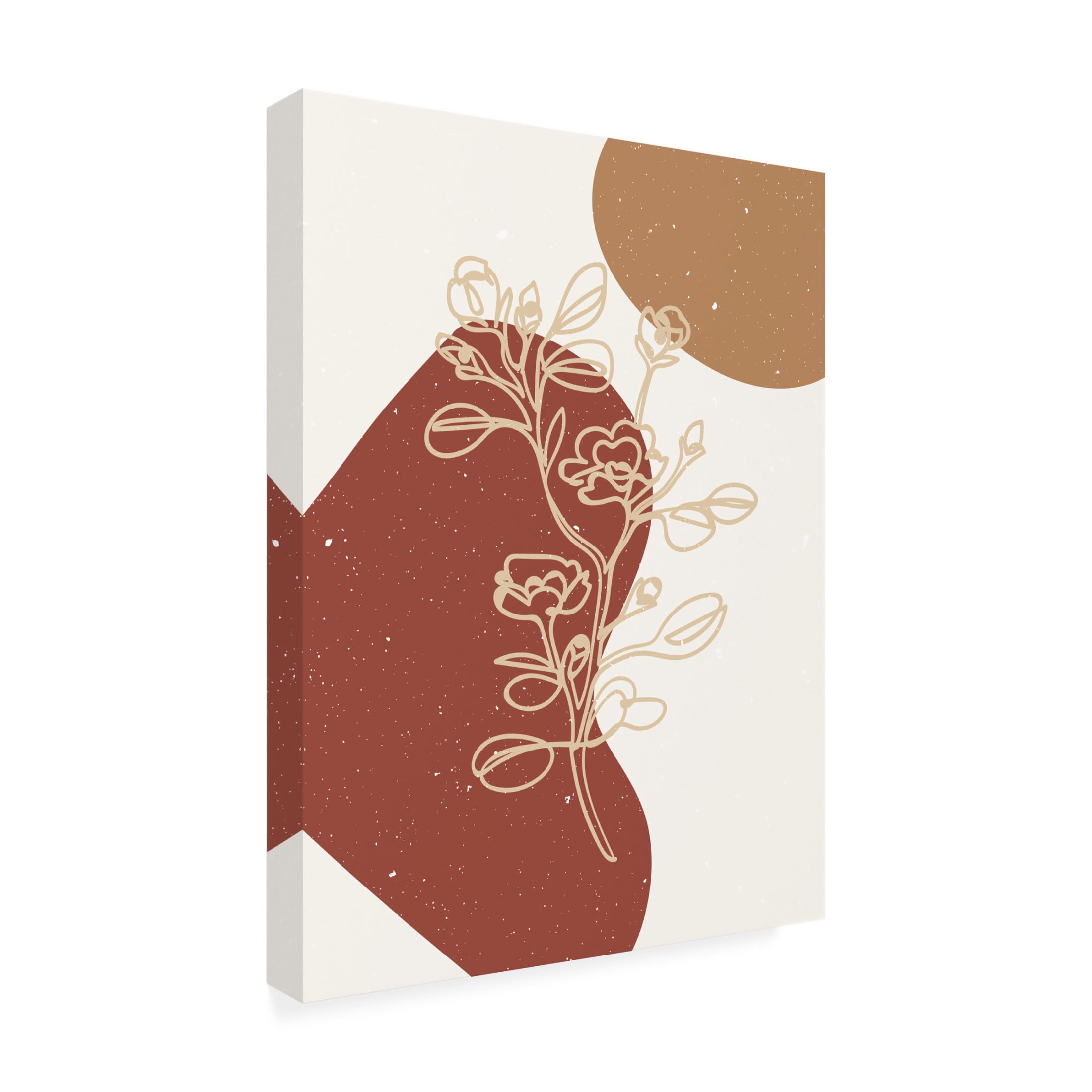 Trademark Fine Art NKTN Abstract composition 19 Canvas Wall Art