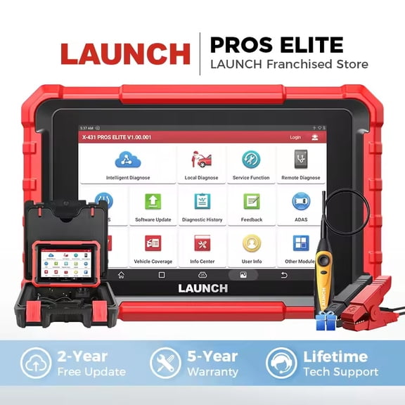 LAUNCH X431 PROS Elite Car Diagnostic Tools Professional OBD2 Diagnost Auto Automotive Tool Scan Autoscanner 2-Year Free Update