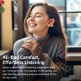 thumbnail image 2 of Auriculares Open Ear TOZO OpenEarring Bluetooth 5.4 Rosa, 2 of 9