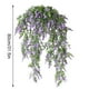 thumbnail image 2 of Guirnalda de lavanda artificial simulación floral vid oficina en casa plástico flor falsa ratán, púrpura Eigraketly HA8324-01B, 2 of 6