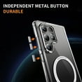 thumbnail image 6 of Dteck Magnetic for Samsung Galaxy S24 Ultra Case Electroplated TPU Frame Compatible with MagSafe Hard PC Clear Back Shockproof Phone Cover for Samsung Galaxy S24 Ultra,Clear, 6 of 8
