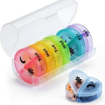 Halesdose Large Weekly Pill Organizer 1 pcs