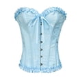 thumbnail image 1 of Shaping Lace Camisole Bustier Bodysuit for Everyday Wear Foundation Garment with Adjustable Straps and Buttoned Design, 1 of 2