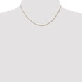 thumbnail image 4 of Auriga Fine Jewelry 14K Yellow Gold .7mm Cable Rope Chain Necklace for Women 16", 4 of 6