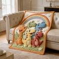 thumbnail image 4 of huayou Cute Dinosaur Blanket, Soft, Lightweight, Comfy, for Camping, Hotel, Living Room, Home Decor, 4 of 4