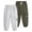 WM26WGD1182-2PC-GrayGreen, variant on HILEELANG Boys 2-Pack 100% Cotton Cargo Jogger Sweatpants, Drawstring Pants with Pockets and Car Embroidery, Gray/Navy, Ages 3Y