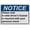 Warning Sign 4, variant on Industrial Caution Sign Information Sign (Work area) 8 in" x 12 in" UV Resistant Indoor Outdoor Workplace Industrial Caution Danger Warning SIgn