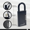 thumbnail image 4 of Lockbox Kingsley Guard-a-Key Black Realtor Portátil, 4 of 8