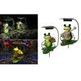 thumbnail image 1 of 2 Piezas de para Jardín, Lámpara LED de Rana, Luz Decorativa para Patio, Césped, Patio Cola Luces de estaca de camino, 1 of 8