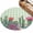 Light Green, variant on Round Rugs 6Ft, Cactus Tropical Watercolor Round Area Rug Washable Indoor Throw Carpet, Grey Wooden Summer Soft Non Slip Circle Rug for Office Cabinet Home Decor Aesthetic