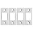 thumbnail image 1 of 4pcs Deadbolt Strike Plates Door Backplates Stainless Steel Plates Door Covers, 1 of 1