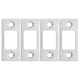 thumbnail image 1 of 4 placas de cerrojo, placas traseras de puerta, placas de acero inoxidable, cubiertas de puerta, 1 of 8
