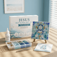 thumbnail image 2 of Faith-Based Sea Glass Mosaic Kits For Adults With 4×4 Inch Board, Premium Sea Glass For Crafts, Beginner DIY Handcraft, Spiritual Tabletop Home Decor For Prayer Corners & Religious Gifts-C, 2 of 4