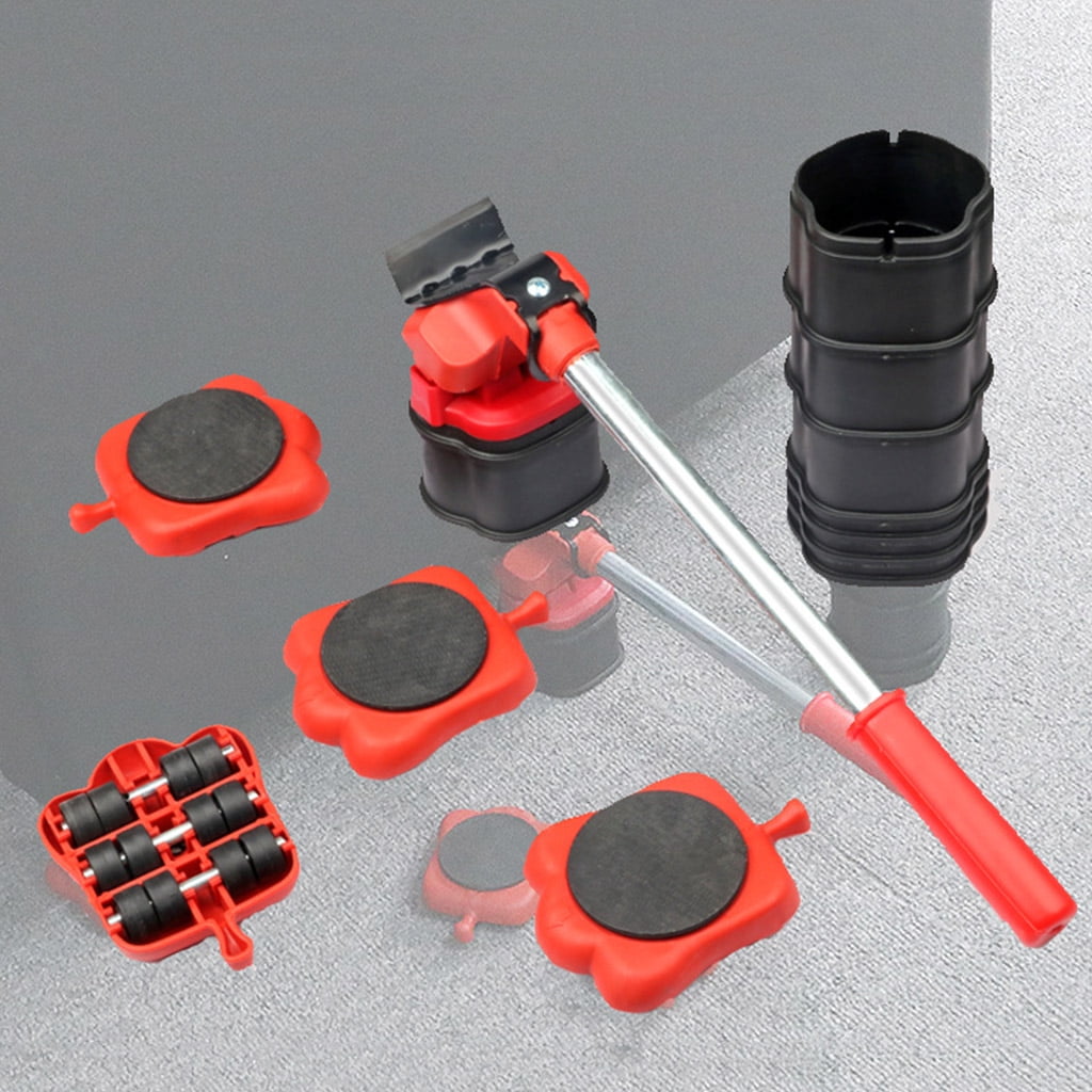 MOMOJIA 4 Sliders Furniture Mover& Lifter Easy Moving Bulky &Heavy Loads in Home Shop or Garage, Total 440-lb Load Capacity