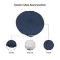 thumbnail image 3 of Covers & All Sunbrella Indoor/Outdoor Floor Pillow, 24 Inch Circular Cushion Cover with Insert, 3 of 8