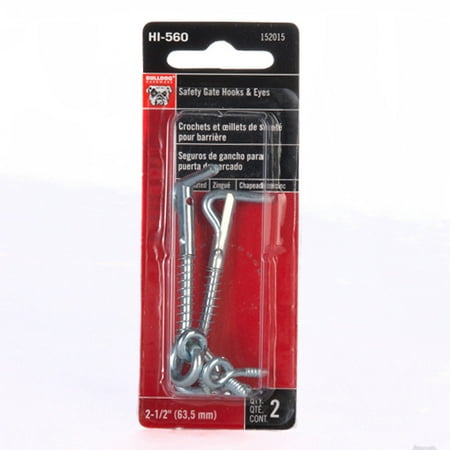 - Bulldog Safety Gate Hooks and Eyes, 2.5