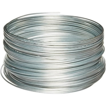 HTYSUPPLY 50141 12 Gauge Steel Galvanized Wire, 100 ft., 2-Pack