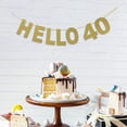 thumbnail image 4 of fastboy 1pcs Set 16.4ft Gold Paper Card Custom Banner For Wedding & Engagement Custom Banner Banners Customize Letter Banner Gold 16.4ft, 4 of 6