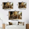 thumbnail image 4 of Designart "Vintage Wheels Brown Old Cart Nostalgia I" Transportation Floater Framed Wall Art Living Room, 4 of 7