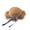 Khaki Adult, variant on Family Beach Hat Natural Straw Woven Wide Brim Sun Protection Foldable Lightweight Summer Travel Hat with Ribbon Bow Parent-child Beach Hat