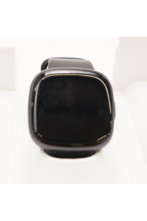 Pre-Owned Fitbit Versa 4 Fitness Smartwatch with Daily Readiness, GPS, 24/7 Heart Rate, 40+ Exercise Modes, Sleep Tracking and more. Fitbit Versa 4 in Black / Graphite Aluminum.