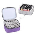 thumbnail image 4 of 30 Slot Double Layers Nail Polish Organizer, Holds 30 Bottles (15ml - 0.5 Fl.oz) Manicure Accessories Holder, Portable Soft Carrying Bag Nail Polish Carrying Case For Nail Polish And Manicure Set, 4 of 6