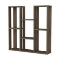 thumbnail image 2 of Decorotika Nevada 37" Geometric Wood Plant Stand, Brown Veneer, 2 of 5