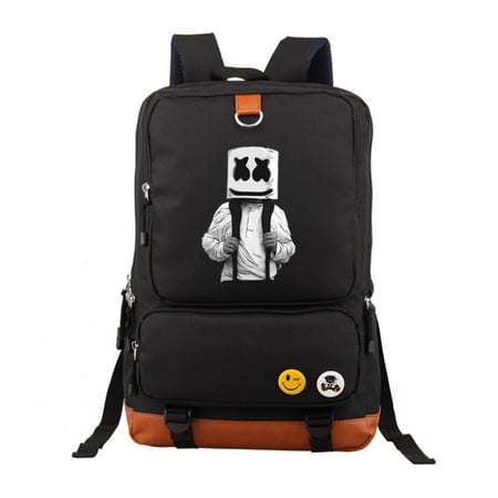 Back to School Backpack 3D Printed DJ Marshmellow Backpack, Large Capacity Casual Backpack for Boys and Girls, Laptop Backpack for Adult, Multi-functions Travel Backpack