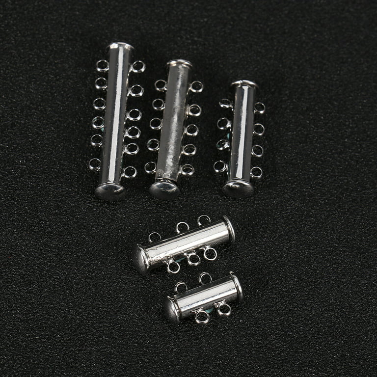 Multi Strand Clasps Necklace Magnetic Tube Lock Jewelry Connectors for  Stackable