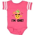 thumbnail image 3 of Inktastic First Birthday Hawaiian Pineapple Girls Baby Bodysuit, 3 of 5