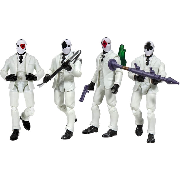 Fortnite Squad Mode 4 Figure Pack, Highstakes (Exclusivo de Fortnite Fortnite