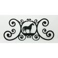 thumbnail image 2 of Village Wrought Iron HP-OD-68 Cheval sur la Plaque de Porte, 2 of 2