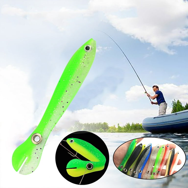 VOSS Fishing Bait Soft Fishing Gear Accessories Fishing Bait With Luminous  