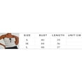 thumbnail image 5 of Contrast Color Crop Tops with Ruched Details for Women‘s Summer, 5 of 5