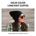 thumbnail image 6 of Empire Cove Cuffed Knit Beanie 3 Pack Set Black, 6 of 6