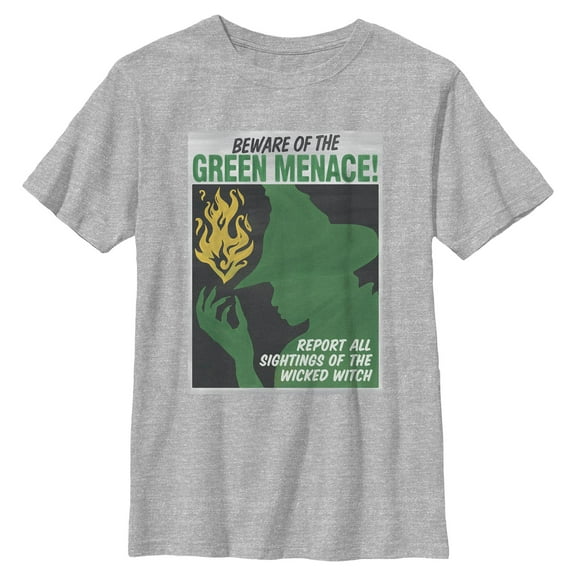 Boys Wicked: For Good Elphaba Beware of the Green Menace T Shirt