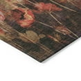 thumbnail image 4 of HomeRoots 597058 5 x 8 ft. Gold Red & Brown Floral Washable Indoor & Outdoor Rectangle Area Rug, 4 of 5