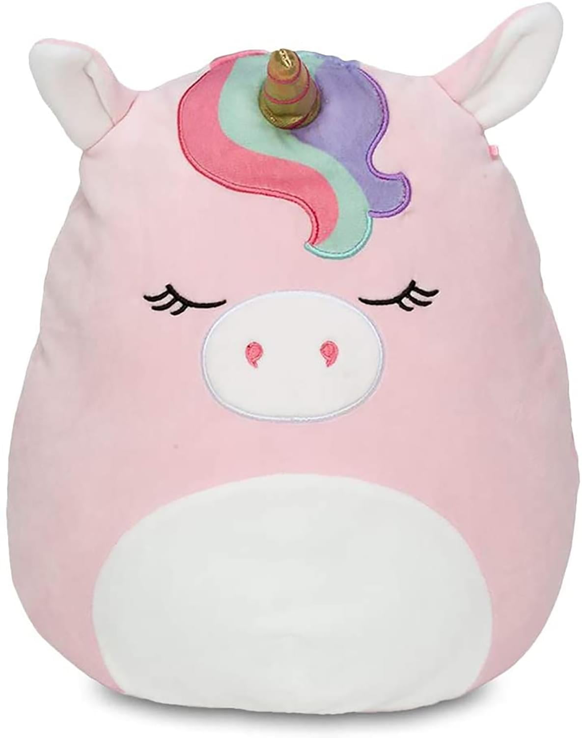 Kellytoy - Squishmallow 24 Inch Pillow Plush | Unicorn Rainbow Bangs