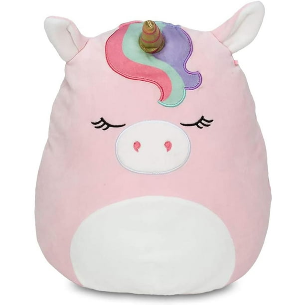 Kellytoy Squishmallow 24 Inch Pillow Plush Unicorn Rainbow Bangs