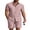Pink, variant on COOFANDY 2 Piece Set for Men Cruise Outfits Set Mens Summer Vacation Outfit Short Sleeve Button Down Shirts