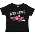 thumbnail image 3 of Inktastic Born to Race- Pink Race Car Boys or Girls Toddler T-Shirt, 3 of 5