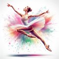 thumbnail image 1 of Dancing Ballerine - Peinture Diamant DIY, 1 of 6